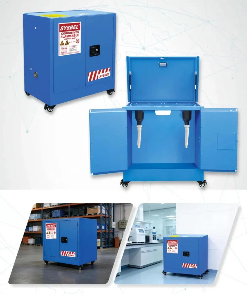 SYSBEL Mobile Hazardous Waste Transfer Box SYSBEL Mobile Hazardous Waste Transfer Box